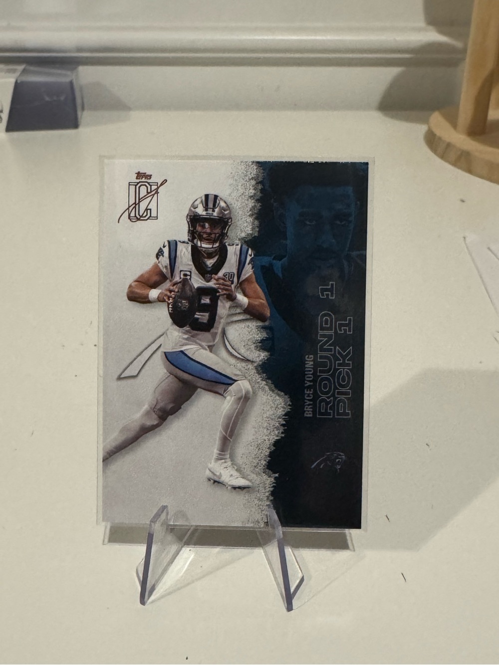 🔥 2025 Bryce Young Topps Signature Round 1 Pick 1 Card. #panthers